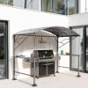 Abri Barbecue En Acier Hespéride Neiba Graphite -Plein air Deco abri barbecue en acier hesperide neiba noir graphite