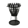 KOOPMAN Brasero Corbeille Métal D54 Noir Ambiance -Plein air Deco brasero corbeille metal d54 noir ambiance