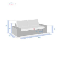 Canapé De Salon De Jardin Savinia Coloris Tahini Hespéride -Plein air Deco canape de salon de jardin savinia coloris tahini hesperide 3