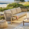 Canapé Extérieur 3 Places Deona Acacia Hespéride -Plein air Deco canape exterieur 3 places deona acacia hesperide