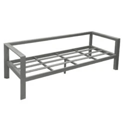 Canapé Extérieur 3 Places Evasion Graphite Hespéride -Plein air Deco canape exterieur 3 places evasion graphite hesperide 1 2