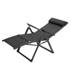 Chaise Longue Decima Hespéride Anthracite/graphite -Plein air Deco chaise longue decima hesperide anthracit 5