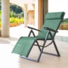 Chaise Longue Decima Hespéride Vert Olive/graphite -Plein air Deco chaise longue decima hesperide vert olivegraphite