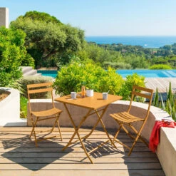 Chaise Métal Pliante Greensboro Ocre Hespéride -Plein air Deco chaise metal pliante greensboro ocre hesperide 3