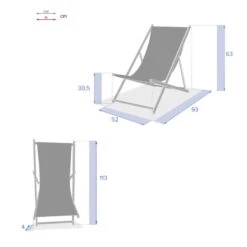 Chilienne En Bois Moko Ardoise Hespéride -Plein air Deco chilienne en bois moko ardoise hesperide 1 4
