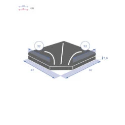 Dalle 25 Kg Pour Pied De Parasol En Croix Hespéride Noir 9 Dalle 25 Kg Pour Pied De Parasol En Croix Hespéride Noir -Plein air Deco dalle 25kg pour pied de parasol en croix hesperide noir 3