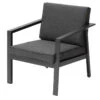 Fauteuil 1 Place Pavane Graphite Hespéride