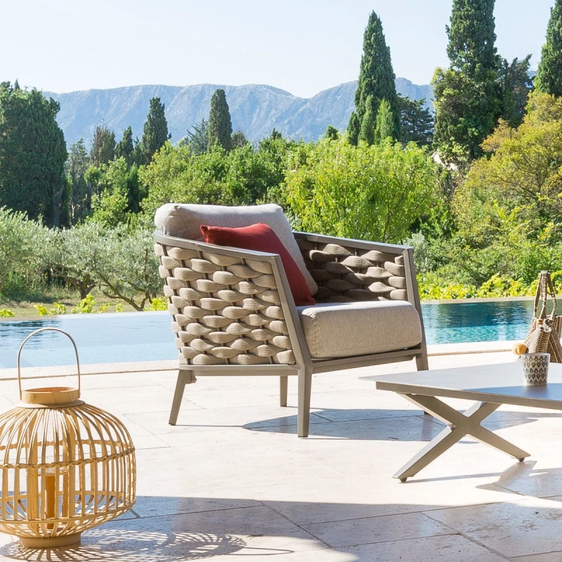 Fauteuil De Salon Extérieur 1 Place Embruns Hespéride 4 Fauteuil De Salon Extérieur 1 Place Embruns Hespéride – Image 2