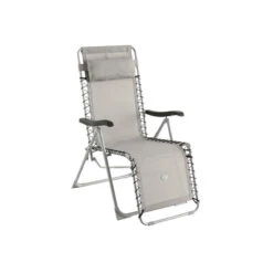 Fauteuil Détente D'extérieur Hespéride Silos Gris Galet -Plein air Deco fauteuil detente d exterieur hesperide silos gris galet 2