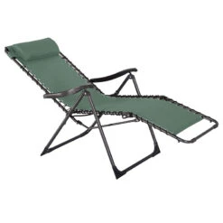 Fauteuil Détente D'extérieur Hespéride Silos Vert Olive -Plein air Deco fauteuil detente d exterieur hesperide silos vert olive 1 2