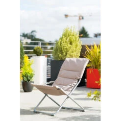 Fauteuil Relax Milos Taupe Hespéride -Plein air Deco fauteuil relax milos taupe hesperide 4