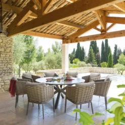 Fauteuil Repas Extérieur Embruns Mailles Hespéride -Plein air Deco fauteuil repas exterieur embruns mailles hesperide 1