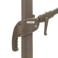 Parasol Décentré Eléa Inclinable Rectangulaire Noisette Hespéride -Plein air Deco parasol decentre elea inclinable 3x4 noisette hesperide 2