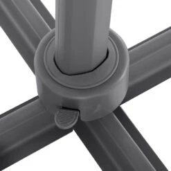 Parasol Décentré Eléa Inclinable Hexagonal Oléfine Anthracite Hespéride -Plein air Deco parasol decentre elea inclinable 3x42 olefine anthracite hesperide 1 6