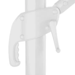 Parasol Décentré Eléa Inclinable Carré Oléfine Noisette/blanc Hespéride -Plein air Deco parasol decentre elea inclinable carre olefine noisetteblanc hesperide 4