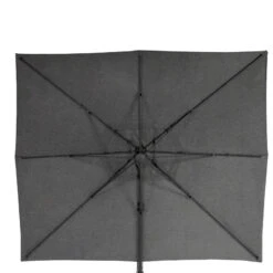 Parasol Décentré Eléa Rectangulaire Toile Sunbrella® Anthracite Hespéride -Plein air Deco parasol decentre elea rectangulaire sunbrella anthracite hesperide 4