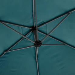 Parasol Décentré Rond Manoa Bleu Canard Hespéride -Plein air Deco parasol decentre rond manoa bleu canard hesperide 2