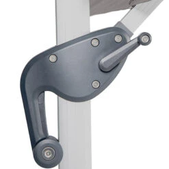 Parasol Déporté Carré Equador Ardoise Hespéride -Plein air Deco parasol deporte carre equador ardoise hesperide 1 5