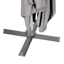 Parasol Déporté Carré Equador Ardoise Hespéride -Plein air Deco parasol deporte carre equador ardoise hesperide 1 6