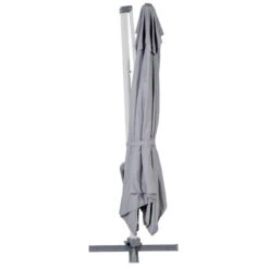 Parasol Déporté Rectangulaire Equador Ardoise Hespéride -Plein air Deco parasol deporte rectangulaire equador ardoise hesperide 1 2