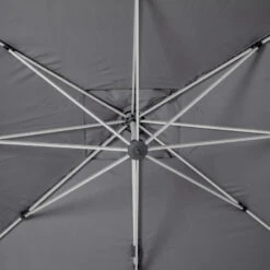 Parasol Déporté Rectangulaire Equador Ardoise Hespéride -Plein air Deco parasol deporte rectangulaire equador ardoise hesperide 1 4