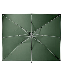 Parasol Déporté Rectangulaire Equador Olive Hespéride -Plein air Deco parasol deporte rectangulaire equador olive hesperide 1 2