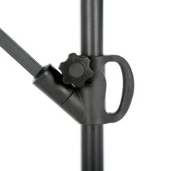 Parasol Déporté Rond Janeiro Ardoise Hespéride -Plein air Deco parasol deporte rond janeiro ardoise hesperide 3