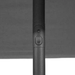 Parasol Droit Carré 2,5x2,5m Soya Ardoise Hespéride -Plein air Deco parasol droit carre 25x25m soya ardoise hesperide 1 4