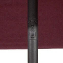 Parasol Droit Carré 2,5x2,5m Soya Bordeaux Hespéride -Plein air Deco parasol droit carre 25x25m soya bordeaux hesperide 4