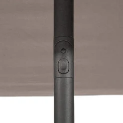 Parasol Droit Carré 2,5x2,5m Soya Taupe Hespéride -Plein air Deco parasol droit carre 25x25m soya taupe hesperide 3