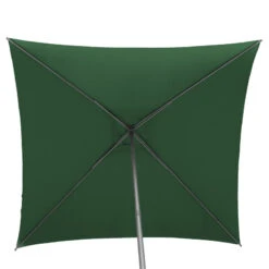 Parasol Droit Carré 2,5x2,5m Soya Vert Olive Hespéride -Plein air Deco parasol droit carre 25x25m soya vert olive hesperide 3