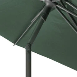 Parasol Droit Rond 2,7m Soya Vert Olive Hespéride -Plein air Deco parasol droit rond 27m soya vert olive hesperide 5