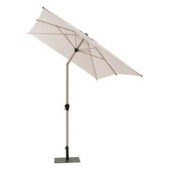 Parasol Mat Central 2x3 M Loompa Argile / Blé Hespéride -Plein air Deco parasol mat central 2x3 m loompa argile ble hesperide 2