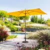 Parasol Mat Central 2x3 M Loompa Moutarde Hespéride -Plein air Deco parasol mat central 2x3 m loompa moutarde hesperide