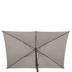 Parasol Mat Central 2x3 M Loompa Taupe Hespéride -Plein air Deco parasol mat central 2x3 m loompa taupe hesperide 4