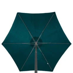 Parasol Rond 2,3m Anzio Bleu Canard Hespéride -Plein air Deco parasol rond anzio bleu canard hesperide 1 2