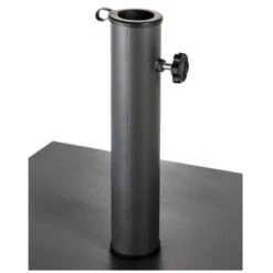 Pied De Parasol Plaque 20 Kg Anthracite Hespéride -Plein air Deco pied de parasol plaque 20 kg anthracite hesperide 2