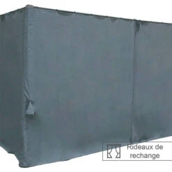 Plein air Deco -Plein air Deco rideaux ardoises pour tonnelle rectangulaire palmeira hesperide 1