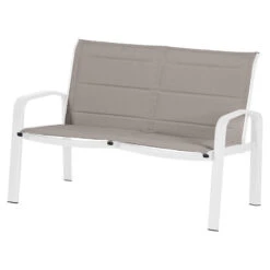 Salon De Jardin 4 Places Elyn Noisette / Blanc Hespéride -Plein air Deco salon de jardin 4 places elyn noisette blanc hesperide 1 2