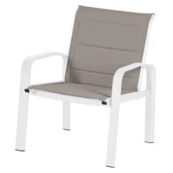 Salon De Jardin 4 Places Elyn Noisette / Blanc Hespéride -Plein air Deco salon de jardin 4 places elyn noisette blanc hesperide 1 3