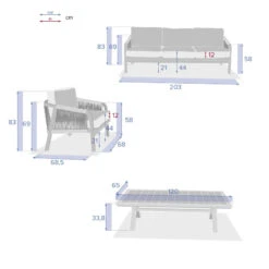 Salon De Jardin En Bois 5p Papouasie Hespéride -Plein air Deco salon de jardin en bois 5p papouasie hesperide 3