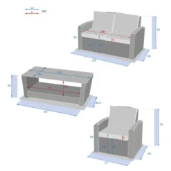 Salon De Jardin Polynésia Coloris Havane Hespéride -Plein air Deco salon de jardin polynesia coloris havan hesperide 8
