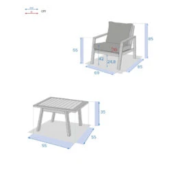 Salon Duo Extérieur Tiwi Acacia Hespéride -Plein air Deco salon duo exterieur tiwi acacia hesperide 3