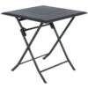 Table Alu Pliante Azua 2 Places Graphite Hespéride 1 Table Alu Pliante Azua 2 Places Graphite Hespéride -Plein air Deco table aluminium azua 2 places noir graphite hesperide