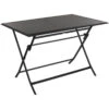 Table Alu Pliante Azua 4 Places Graphite Hespéride -Plein air Deco table aluminium azua 4 places graphite hesperide