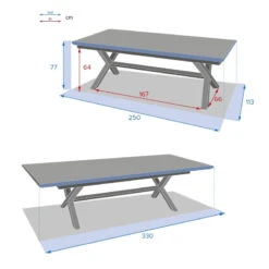 Table Axiome Extensible Ardoise 12 P Hespéride -Plein air Deco table axiome extensible ardoise 12 p hesperide 3