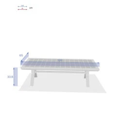 Table Basse Extérieure Bois D'acacia Papouasie Hespéride -Plein air Deco table basse exterieure bois d acacia papouasie hesperide 2