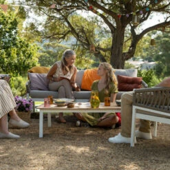 Table Basse Extérieure Oriengo Blanc Hespéride -Plein air Deco table basse exterieure oriengo blanc hesperide 1