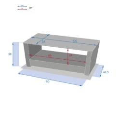 Table Basse Extérieure Polynésia Naturae Hespéride -Plein air Deco table basse exterieure polynesia naturae hesperide 2
