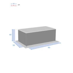 Table Basse Rectangulaire Mayari Terre D'ombre Hespéride -Plein air Deco table basse rectangulaire mayari terre d ombre hesperide 2